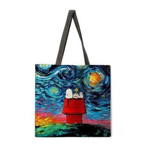 Classic Cartoon Tote Bag Size Medium